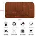 thumbnail image 4 of Memory Foam Bath Rug Anti Slip Bath Mat Absorbent Bath Rugs Bathroom Carpet Bath Mats Shower Mats (50 x 80 cm, Light Purple), 4 of 7