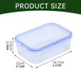 thumbnail image 3 of Oleegame 1PC Produce Storage Meals Divided Rectangular Food Storage Container 27 Ounce Clear, 3 of 6