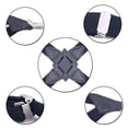 thumbnail image 3 of fastboy Polyester Men Women Brace Fashionable Replacement Portable Stylish Adjustable Elastic Back Braces with 2 Clips Red, 3 of 6