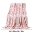 thumbnail image 3 of Couverture en Molleton Multicolore, Jeté en Polyester Doux et Confortable avec Bordure Double Face, Couverture Sans Charpie pour Usage Intérieur et Extérieur, 100x150 cm, Portable et Légère, 3 of 6