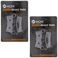 thumbnail image 1 of Niche Rear Brake Pad for Harley-Davidson Street Glide Semi-Metallic Motorcycle 2 Pack 519-KPA2468D, 1 of 5