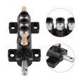 thumbnail image 4 of Foot Pedal Air Valve, Wear  Tire Air Control Valve 8mm OD Pipe Rustproof Black Silver  For Car, 4 of 8