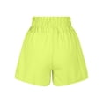 thumbnail image 4 of Timegard Workout Shorts for Women Quick Dry High Waisted Smocked Athletic Lightweight Gym Running Shorts, 4 of 6