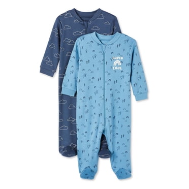 Lot de 2 grenouillères George pour bébés garçons