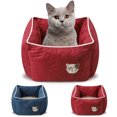 thumbnail image 2 of Pet Bed Soft Fleece Deep Sleep Windproof Cat Winter Bed Pet Cushion, 2 of 6