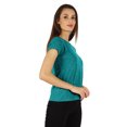 thumbnail image 3 of Inkmeso Solid Short Sleeve Basic T-Shirt For Womens Patch Pocket Casual Summer Basic Top, 3 of 7