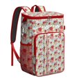thumbnail image 1 of Retro Floral Rustic Print Backpack Cooler - 20L Leakproof & Easy to Clean, Ideal for Students and Families, 1 of 5