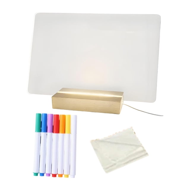 GROWTH TANK Acrylic Display Planner Board Desktop DIY Lamp for Office Dining Room Indoor F