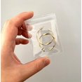 thumbnail image 1 of 100 Pack PVC Clear Jewelry Anti Oxidation Zipper Bag Antitarnish Plastic Bags for Packaging Jewelry Rings Earrings Transparent Poly Pouch (Clear, 3.14×4.72inch), 1 of 8