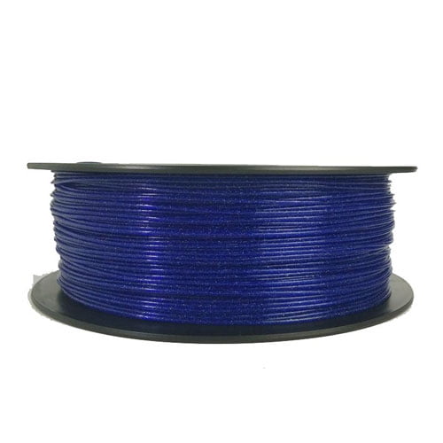EL3D 3D Printer Filament; PLA Sparkling Blue, 1.75mm; 1kg