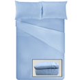 thumbnail image 1 of ViscoLogic EGYPTIAN COMFORT Silky Smooth Lightweight Bed Sheet Set - Brushed Micro - Deep Pocket - 4 Piece Set (Aqua,  Twin/Single), 1 of 3