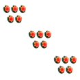 thumbnail image 1 of Wweixi 5pcs/set Artificial Lotus Realistic Appearance Easy To Clean Long-lasting sunset red 3Set, 1 of 6