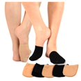 thumbnail image 1 of CHOK TeeHee Womens Seamless Toe Topper Liner Socks 5-Pack with Non-Skid Bottom, 1 of 9