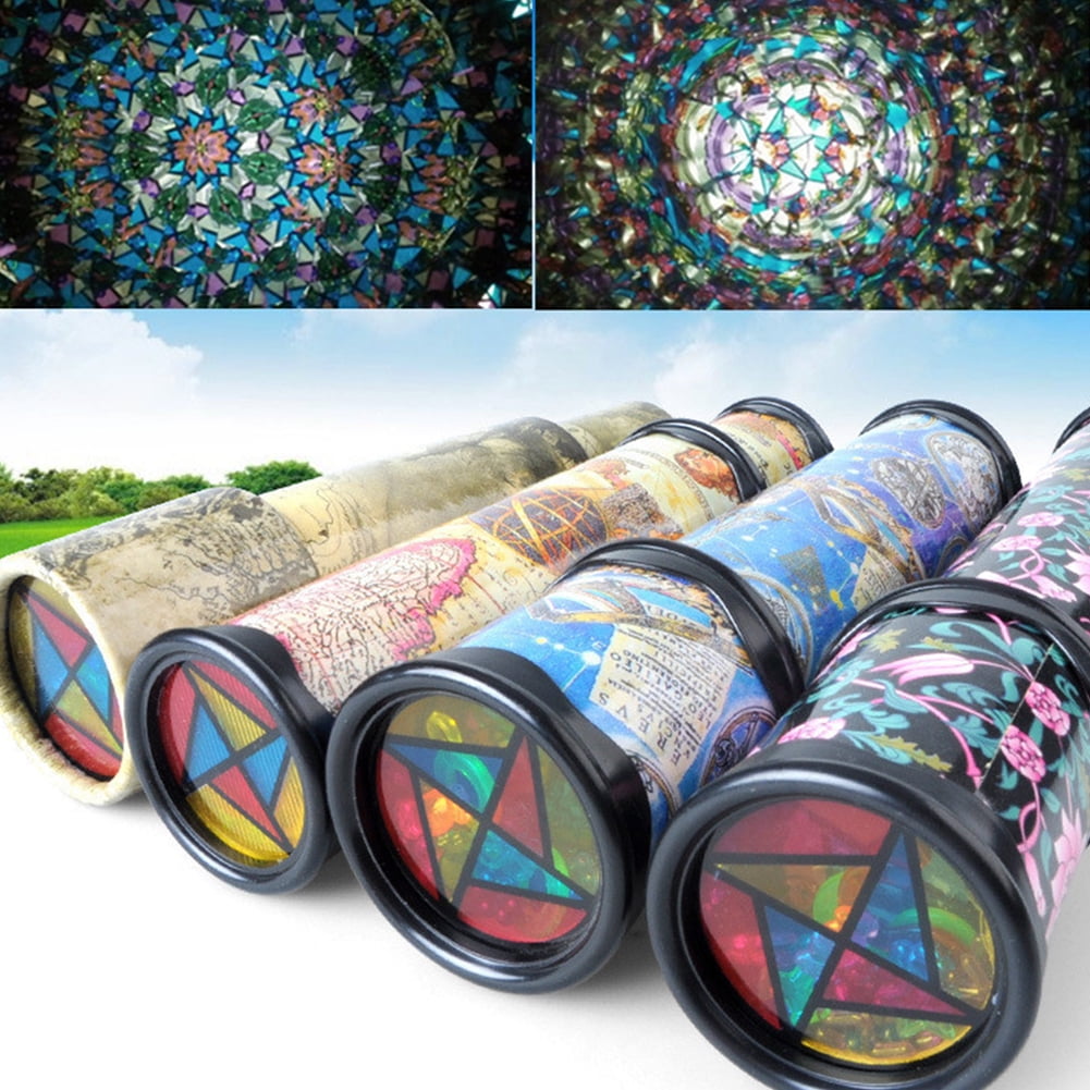Magical Rotating Kaleidoscope Variable Interior Scene Toys for