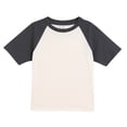 thumbnail image 1 of LLYWEY Girls T-Shirt de Baseball pour Filles, Chandail Raglan pour Enfants, T-Shirt Décontracté à Col Rond et Manches Courtes pour Enfant, T-Shirts Doux pour Tout-Petits pour Adolescentes de 3 à 14 Ans, Tunique à Enfiler, Hauts Gris Foncé 10T, 1 of 7