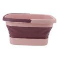 thumbnail image 4 of Bassin de Pieds, Baignoire de Pieds Portable Intégrée pour Usages Multiples à la Maison Rose, 4 of 8