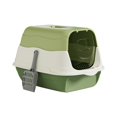 thumbnail image 3 of Toilette pour Chat à Capuchon avec Rabat de Porte avant, Toilette pour Chat Fermée et Couverte, Bac à Litière Portable pour Chats d'Intérieur Vert, 3 of 8