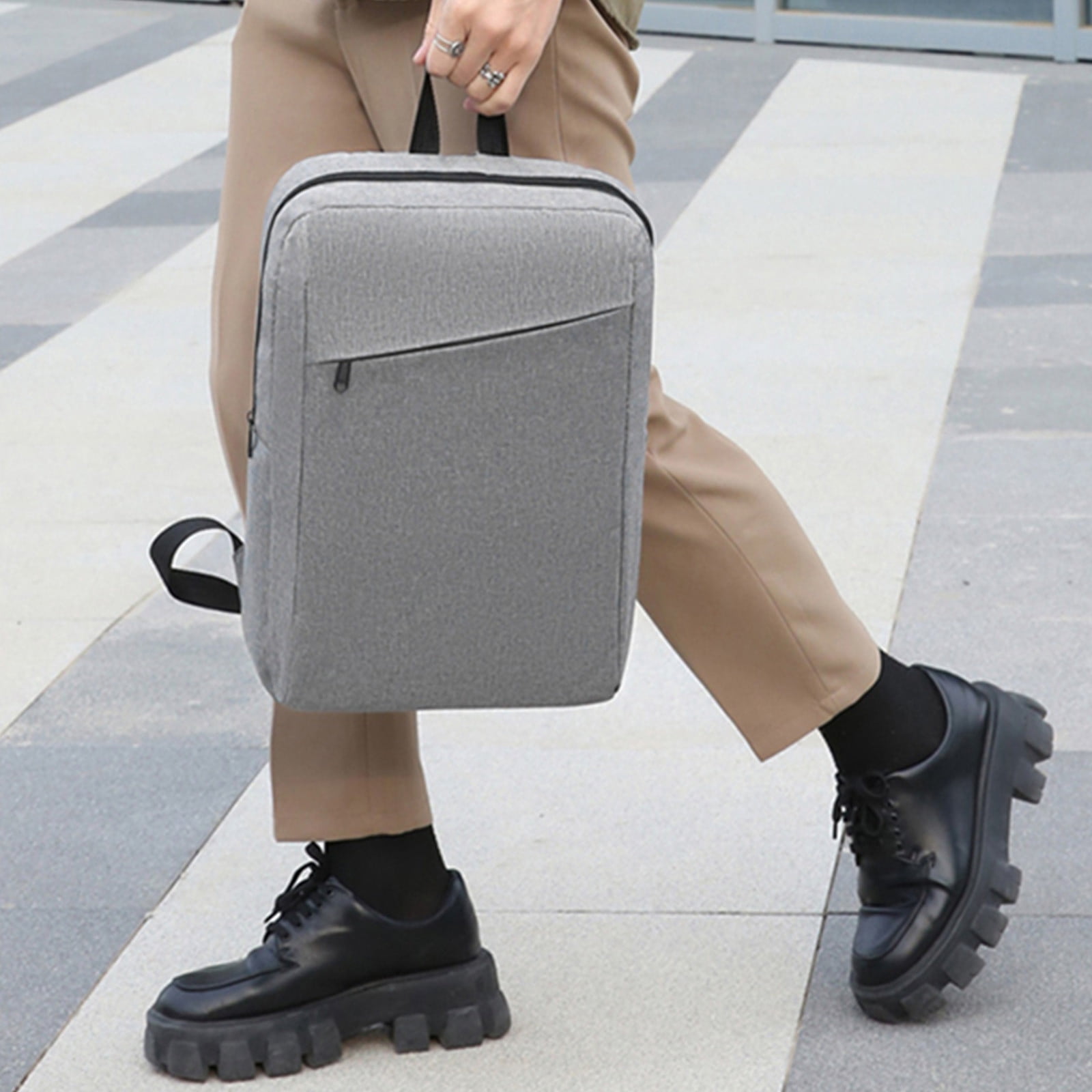 Dvkptbk Business Backpack Business Bag Backpack Computer Bag Wear-Proof Splodge Proof Adjustable Breathable Shoulder Strap Multi-Layer Storage School Supplies