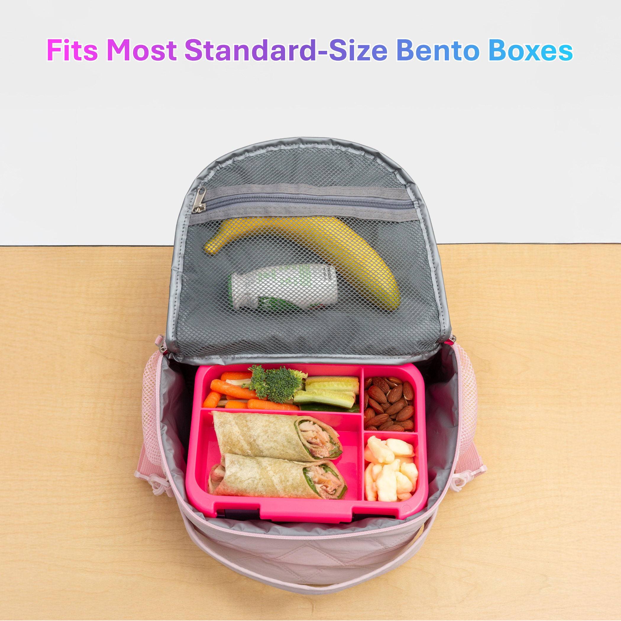 Jetstream Insulated Lunch Bag, Lunch Box, Fits Standard Bento Box