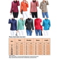 thumbnail image 2 of LUXUR Women Down Jackets Stand Up Collar Puffer Jacket Full Zip Coat Packable Outwear Solid Color Red 2XL, 2 of 3