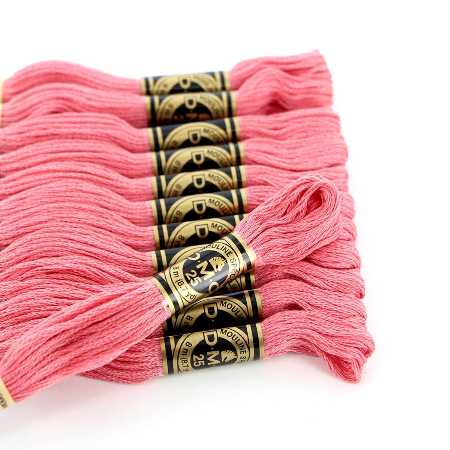 DMC rose coton 6 brins fil à broder écheveau, 8 m (8.7 yd)