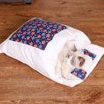 thumbnail image 1 of LSLJS Doux Chaud Cat Bed pour l'Hiver, Nid pour Animal de Compagnie Fermé Amovible Lavable Cat Bed Nid pour Animal de Compagnie Chaud en Hiver, 1 of 2