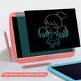 thumbnail image 3 of LCD Writing Tablet Doodle Board 15-Inch Colorful Drawing Tablet Writing Pad for Kids with 2 Stylus, Pink, 3 of 8