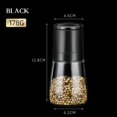 thumbnail image 1 of Stainless Steel Salt And Pepper Mill Grinder Refillable Pepper Shaker With Adjustable Thickness Spice Container Kitchen Grinder, 1 of 7