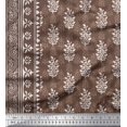 thumbnail image 2 of Soimoi Rayon Fabric Leaves Panel Print Fabric by Yard 42 Inch Wide, 2 of 3