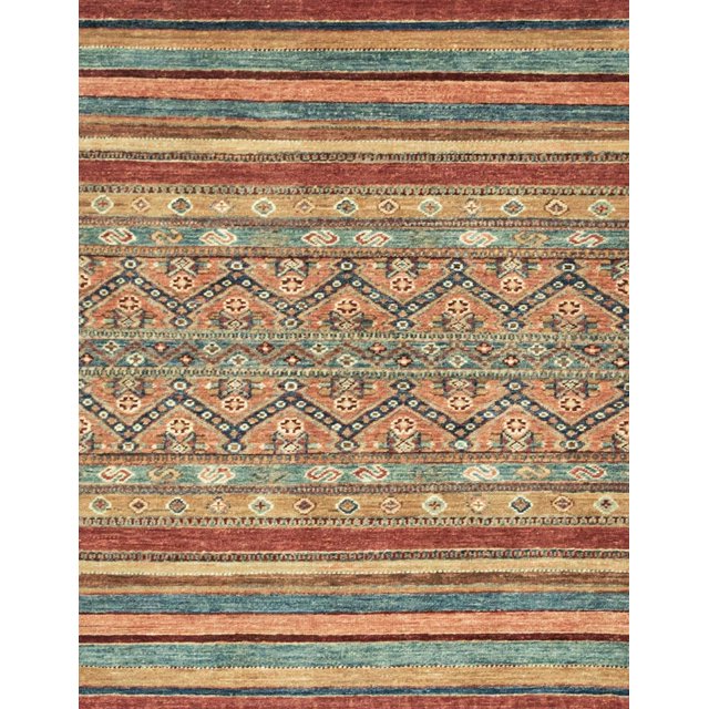 Ahgly Company Tapis d'Intérieur Rectangulaire Abstrait Rouge Tapis de Zone Abstrait, 5 Pieds x 7 Pieds