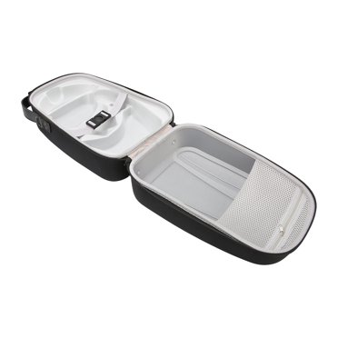 Étui de Transport, Sac de Transport Rigide Durable Sûr EVA Portable pour VR pour Hôte Noir, Gris, Motif Tapis de Paille