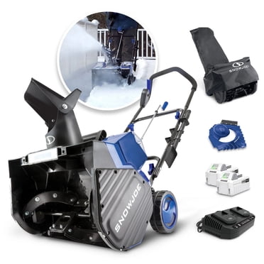 Ensemble Souffleuse à Neige Snow Joe sans cordon iON+ 48 V, 46 cm, Avec 2 Batteries de 4,0 Ah et Chargeur