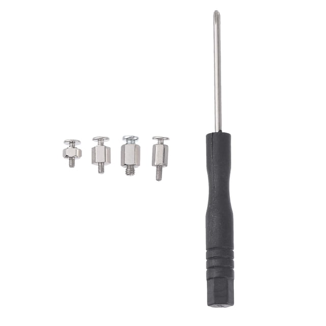 KAKOWELY 1 Ensemble Vis de Montage SSD M.2 en Acier Inoxydable, 3.15"X0.2"X0.2"