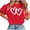 Red 2, variant on BLVB Valentines Shirts for Women Cute Love Heart Shirt Valentine T Shirt Red Short Sleeve Crewneck Casual Hearts Tops