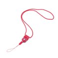 thumbnail image 1 of Miangastore Dual Use Detachable Rotary Buckle Long Lanyard Mobile Phone Shell Rope(Red), 1 of 8