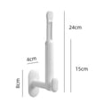 thumbnail image 2 of Retractable L-Shaped Hook, No Drill Adhesive Hook, Strong Hold + Versatile Use, Wall Door Mount, for Home Office, Multi-Purpose Hanging Rack, Heavy-Duty Steel Construction, Space-Saving Hzhnb, 2 of 7
