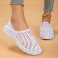 thumbnail image 2 of Womens Slip on Sneakers Breathable Mesh Mules Comfort Outdoor Backless Clogs Driving Sandals Walking Shoes, 2 of 6