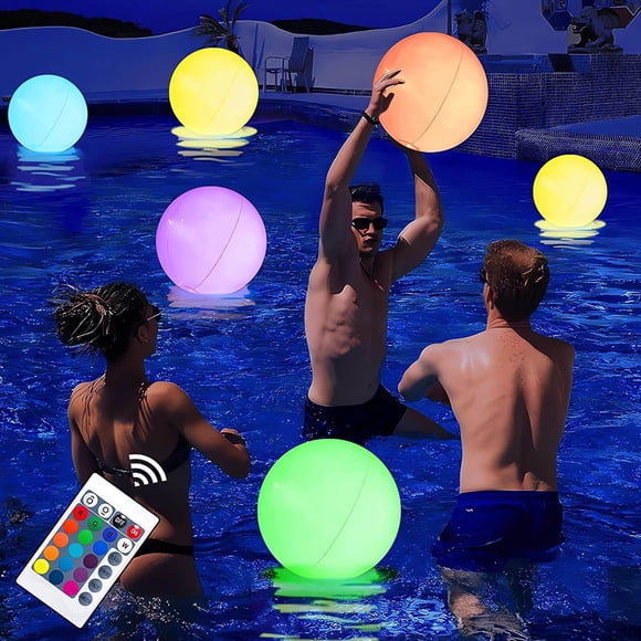 EGNMCR 16 Couleurs Télécommande Lumière LED Boule Lumineuse Gonflable Extérieur Étanche Balle de Plage Fête à la Piscine Lumière Gonflable Ball Glowing Ball