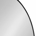thumbnail image 3 of Kate and Laurel Zayda Metal Round Mirror, Black 34" Diameter, 3 of 8