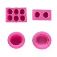 thumbnail image 4 of Transemion 1/2/3/5 Fondant Mold Portable Replacement Flexible Home Kitchen Bakery Baking Pastry Cake Pudding Chiffon Mould Accessories Type 3 1 Pc, 4 of 6
