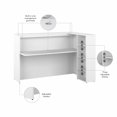 thumbnail image 3 of Poste de travail privé 72L avec tablettes Studio C de Bush Business Furniture, blanc, 3 of 5