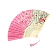 thumbnail image 3 of Feltree Classical Antique Style Fan Folding Fan Summer Tassel Model Portable Fan Paper Fan, 3 of 8