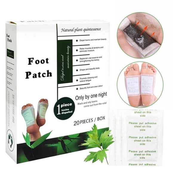 Wormwood Foot Pads Detox Foot Plaster Natural Foot Plaster for Detoxification Removing Body Toxins Better Sleep Foot Care Pads