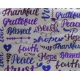 thumbnail image 5 of oneOone Georgette Viscose Medium Purple Fabric Text Sewing Craft Projects Fabric Prints By Yard 42 Inch Wide, 5 of 5