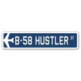 thumbnail image 1 of SignMission B-58 Hustler SSA- 4 x 18 Pouces Avion de l'Armée de l'Air Signe de Rue Militaire - B-58 Hustler, 1 of 1