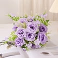 thumbnail image 1 of RXIRUCGD Nordic Ins Artificial Flower Simulation Flower Living Room Decoration Plastic Flower Silk Flower Dining Table Flower Decoration Bouquet Simulation Rose, 1 of 3