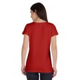 thumbnail image 3 of Inkmeso T-Shirt Basique à Encolure Dégagée Décontracté à Manches Courtes en Coton Uni T-Shirt Haut pour Femmes, 3 of 8