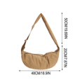thumbnail image 3 of EGNMCR Organization and Storage, Storage Bins, Storage Containers Large Capacity Wide Shoulder Strap Nylon Bag Crossbody Bag Women's Student Pleated Dumpling Bag Commute Shoulder Bag Storage ba, 3 of 6