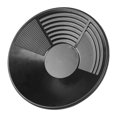 thumbnail image 1 of Bunblic Gold Panning Pan,Double Riffles Beach Outdoor Gold Prospecting Pan Collection Tool for Surging Waters Experienced Prospectors without Shovel Hook, 1 of 8