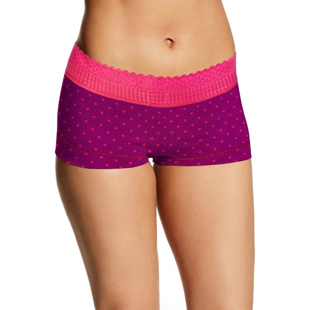 Maidenform Shorty en Coton pour Femmes avec Dentelle - Article à Succès, 5